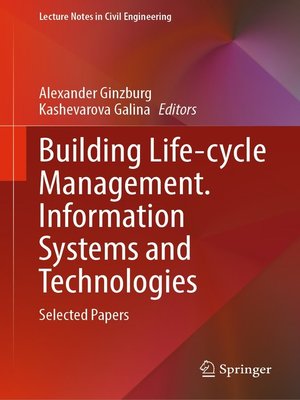 cover image of Building Life-cycle Management. Information Systems and Technologies